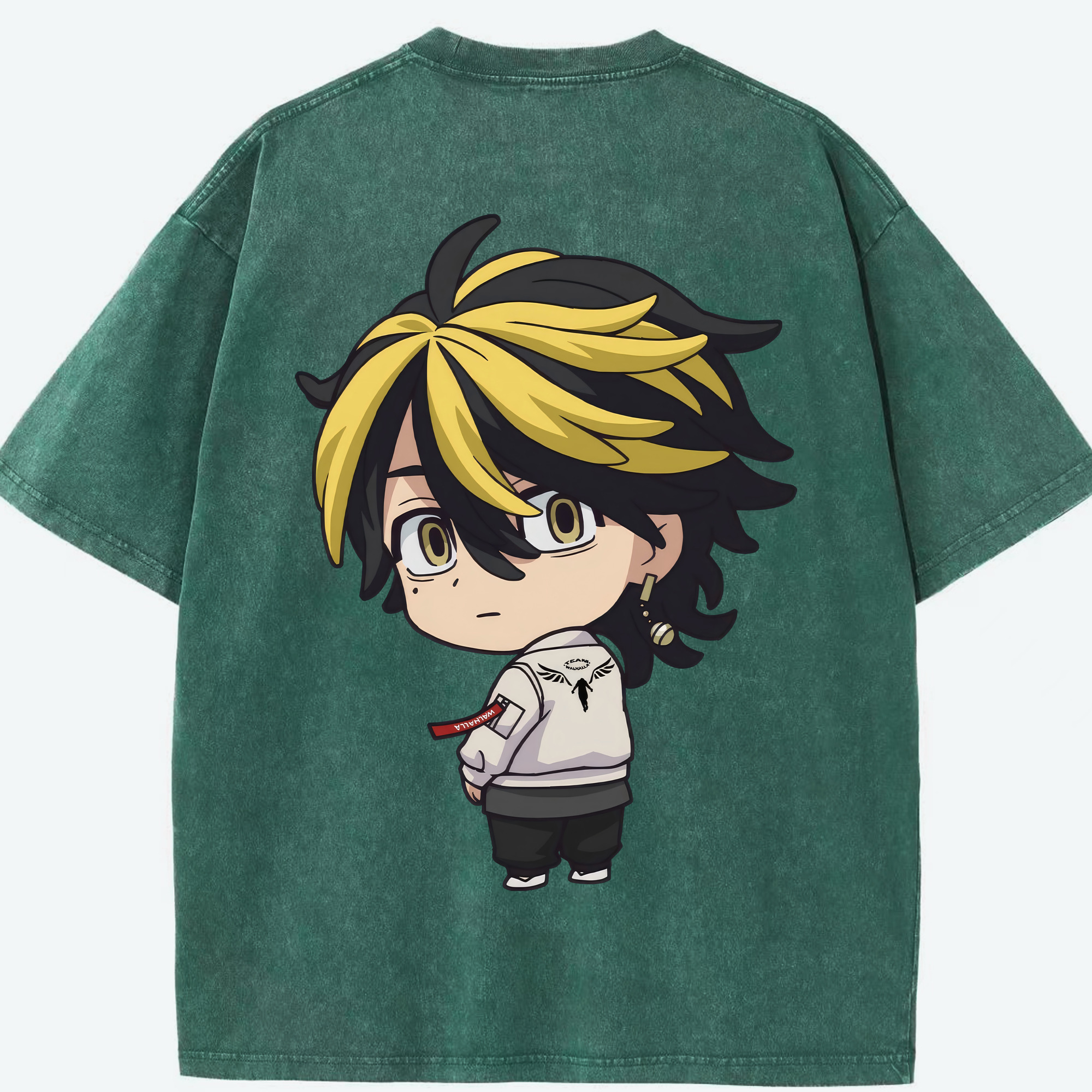 （画像用） 東京リベンジャーズ Tokyo Revengers 綿100% ヴィンテージ風 半袖Tシャツ（背面プリント）